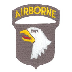101st. Airborne Division Machine Embroidery Design