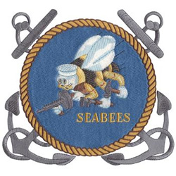 Navy Seabee Machine Embroidery Design