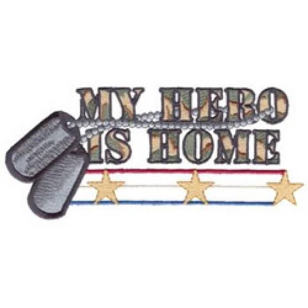 Picture of My Hero Machine Embroidery Design