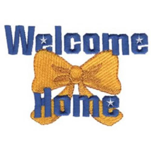 Picture of Welcome Home Machine Embroidery Design