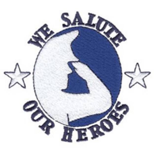 Picture of Our Heroes Machine Embroidery Design