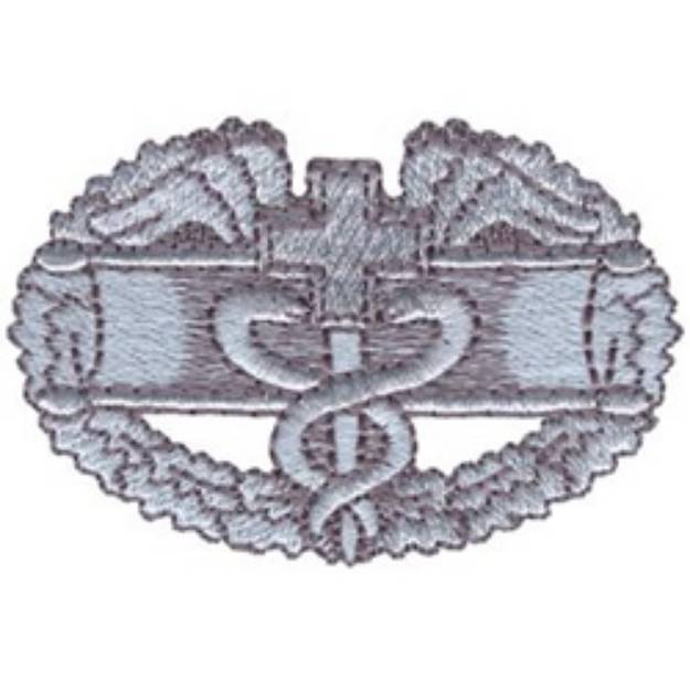 Picture of Combat Medic Badge Machine Embroidery Design