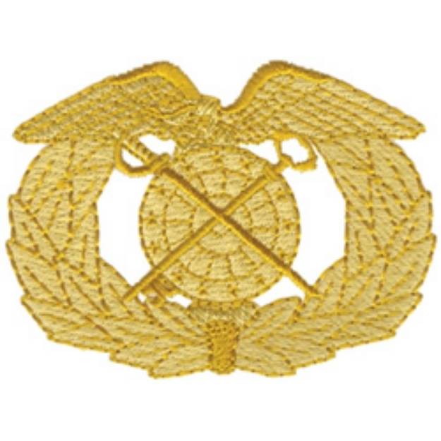 Picture of Army Quartermaster Machine Embroidery Design