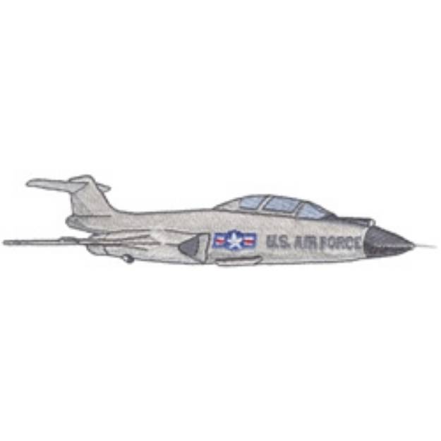 Picture of F-101 B Voodoo Machine Embroidery Design