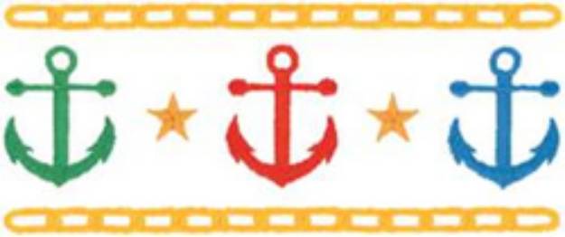 Picture of Anchor Border Machine Embroidery Design