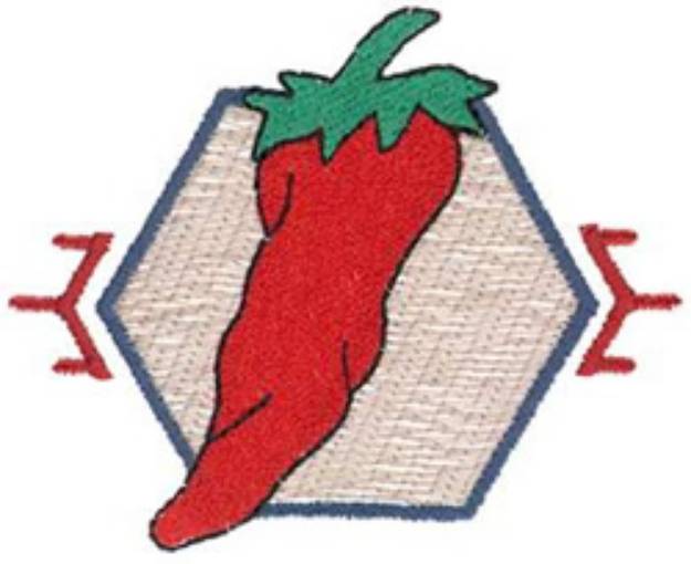 Picture of Chili Pepper Machine Embroidery Design