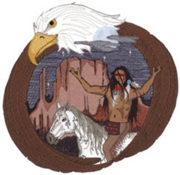 Picture of Great Spirit Machine Embroidery Design