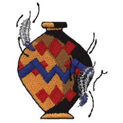 Southwest Pot Machine Embroidery Design