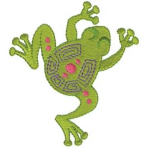 Picture of Frog Machine Embroidery Design