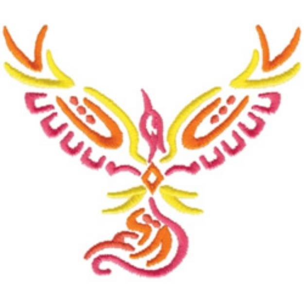 Picture of Phoenix Machine Embroidery Design