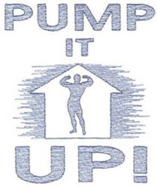 Picture of Pump It Up Machine Embroidery Design