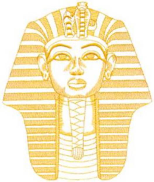 Picture of Pharaohs Head Machine Embroidery Design
