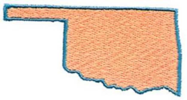 Picture of Oklahoma Machine Embroidery Design