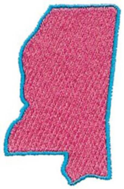 Picture of Mississippi Machine Embroidery Design