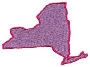 Picture of New York Machine Embroidery Design