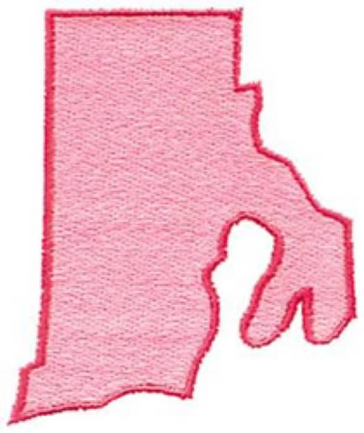 Picture of Rhode Island Machine Embroidery Design