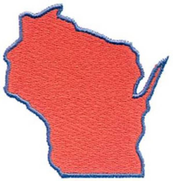 Picture of Wisconsin Machine Embroidery Design