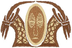 African Design Machine Embroidery Design