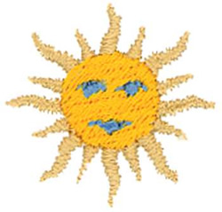 Celestial Sun Machine Embroidery Design