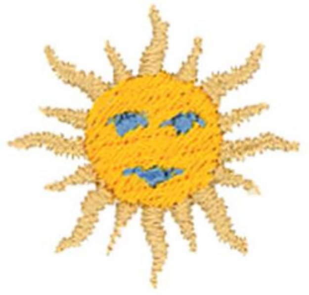 Picture of Celestial Sun Machine Embroidery Design