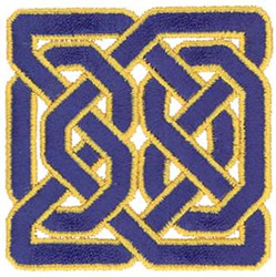 Celtic Square Knot Machine Embroidery Design
