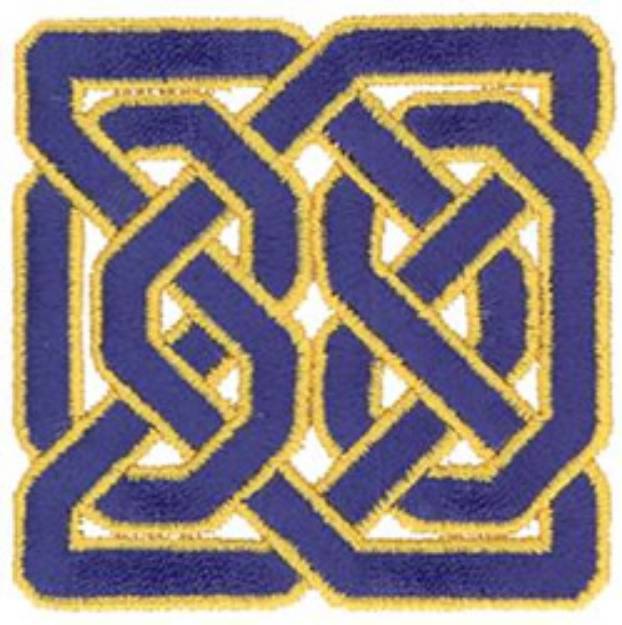 Picture of Celtic Square Knot Machine Embroidery Design