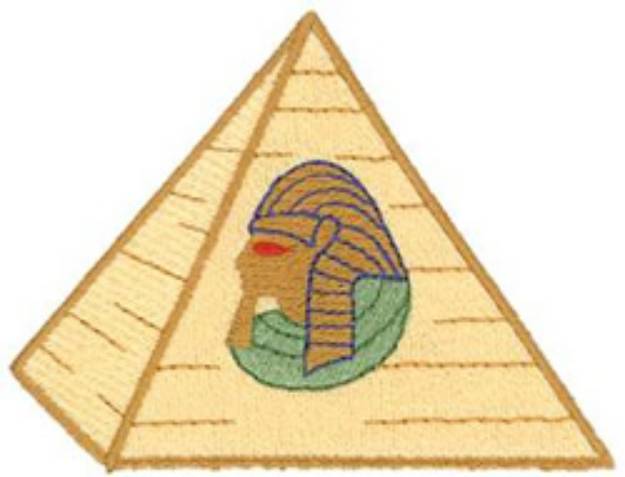 Picture of Egyptian Pyramid Machine Embroidery Design