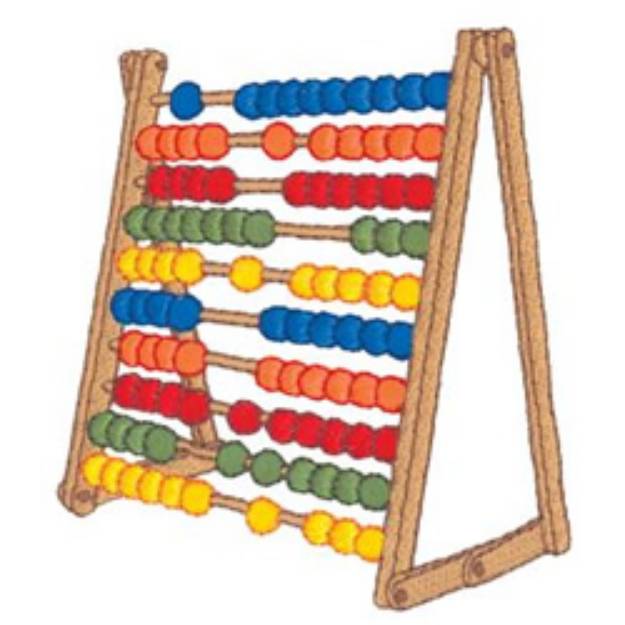 Picture of Childs Abacus Machine Embroidery Design