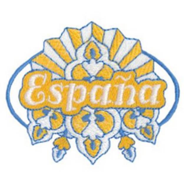 Picture of Espana-Spain Machine Embroidery Design