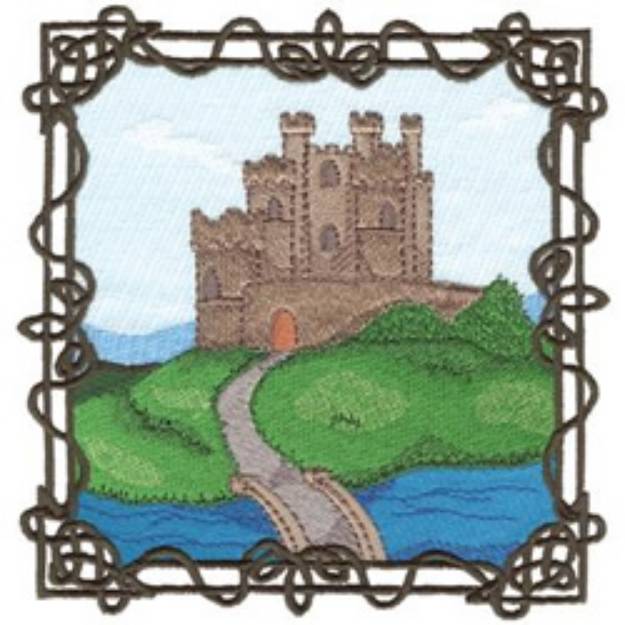 Picture of Irish Castle Machine Embroidery Design