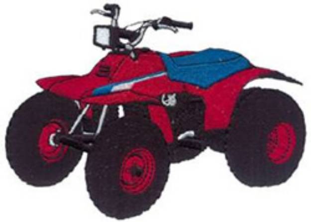 Picture of Four-wheeler Machine Embroidery Design