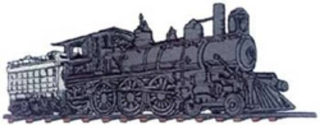 Picture of Locomotive Machine Embroidery Design