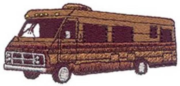 Picture of Motor Home Machine Embroidery Design