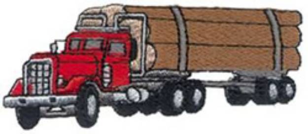 Picture of Log Hauler Machine Embroidery Design