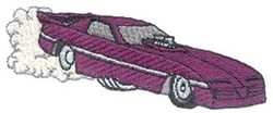 Funny Car Machine Embroidery Design
