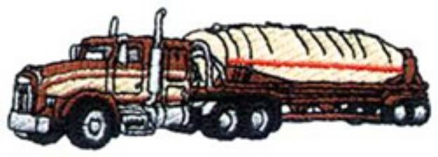 Picture of Tanker Truck Machine Embroidery Design