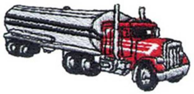 Picture of Tanker Machine Embroidery Design