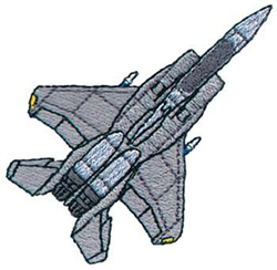 F-15 Eagle Machine Embroidery Design