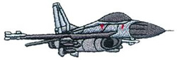 F-16 Fighting Falcon Machine Embroidery Design