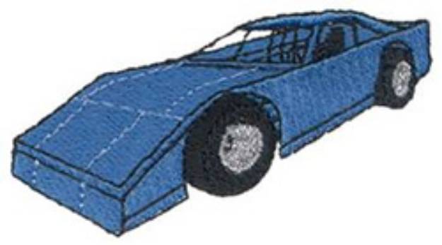 Picture of Kevins Racecar Machine Embroidery Design