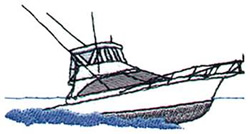 Sport Yacht Machine Embroidery Design
