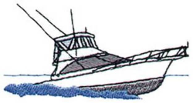 Picture of Sport Yacht Machine Embroidery Design