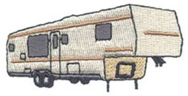 Picture of Fifth-wheel Machine Embroidery Design