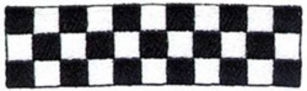 Picture of Checkers Machine Embroidery Design