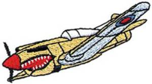 Picture of P-40 Tomahawk Machine Embroidery Design