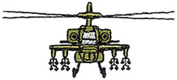 Apache Machine Embroidery Design