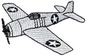 Picture of F6F Hellcat Machine Embroidery Design