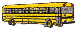 Cab-over Bus Machine Embroidery Design