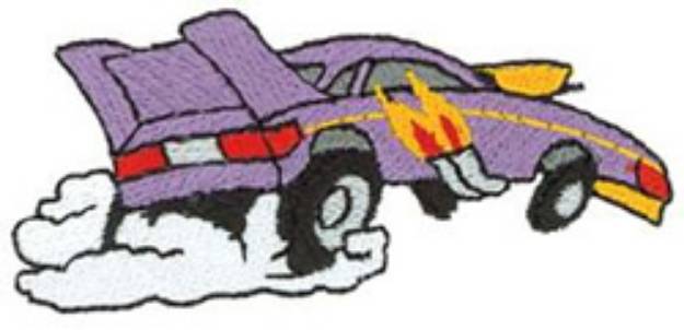 Picture of Funny Car Machine Embroidery Design
