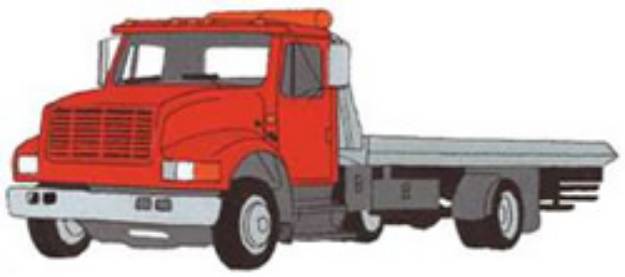 Picture of Lg. Flatbed Truck Machine Embroidery Design